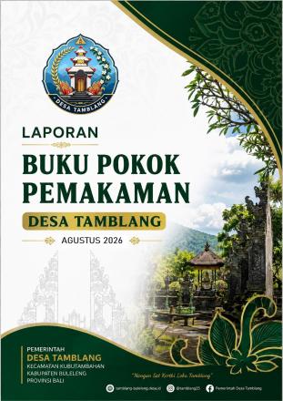 LAPORAN BUKU POKOK PEMAKAMAN BULAN AGUSTUS 2026